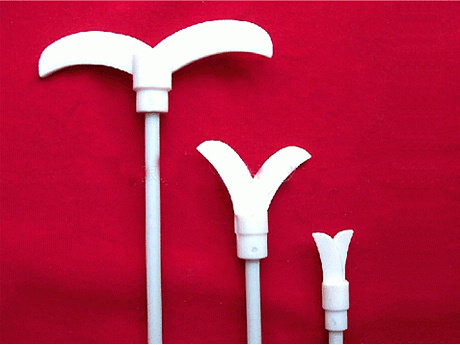 Length 40cm Expand 96mm Teflon plastic king polytetrafluoroethylene mixing rod polytetrafluoroethylene mixing paddle