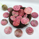 특별한 보석 rhodonite 조각 펜던트 목걸이 복숭아 꽃 옥 핑크 옥 귀걸이 머리핀 팔찌 멀티 구슬 액세서리