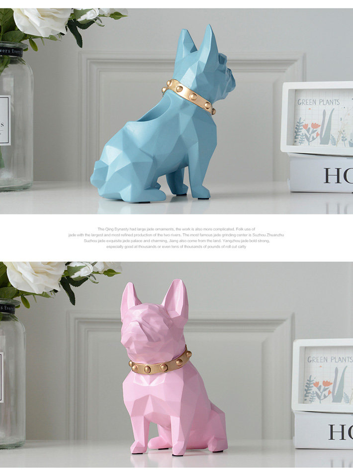 Nordic geometric puppy pen holder