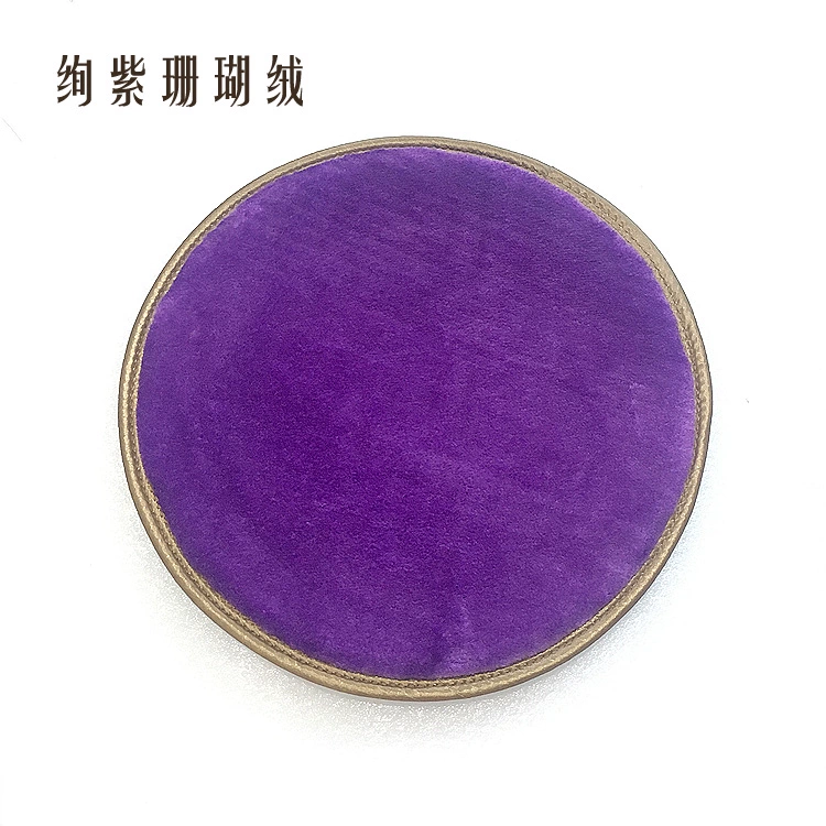 Tháng Sáu bông lạnh vải đệm tròn phân trượt bọt pad cartoon wicker ghế đệm dày tròn thảm không trơn trượt - Ghế đệm / đệm Sofa bộ thảm trải ghế gỗ cao cấp dày không trơn