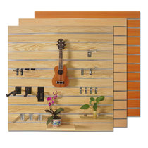 Customized multifunctional mobile phone socks piano line guitar accessories decoration Elm groove board display cargo hanger adhesive hook Wall