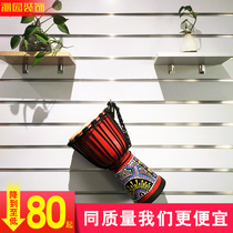  Slot board Slot strip Computer mobile phone accessories Clothing store display rack Jewelry Musical instrument Guitar display rack Log slot board pit board