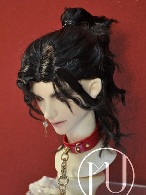 taobao agent [MU Twilight] BJD hand -changing hair half -tie Swen scum, male baby baby, soft silk wig multi -color optional