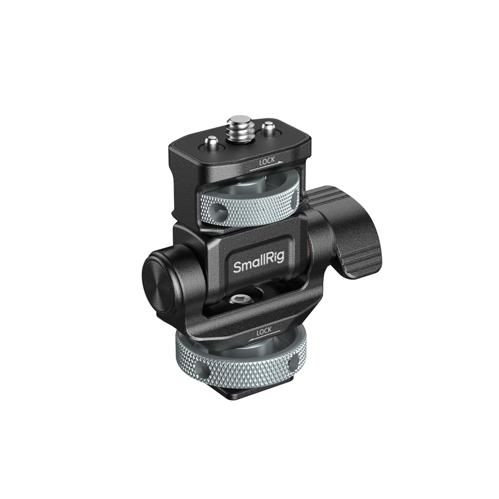 SmallRig 6313 Monitor Support for Horizontal & Vertical Shooting with Cold Shoe Mount 監視器支架 圖文描述 01