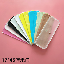 Resin shoe cabinet accessories universal partition DIY magic film storage cabinet environmental protection resin variable wardrobe long door 45*17