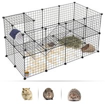 diy iron net pet cage splicing cat dog rabbit fence combination climbing frame indoor pet large cage Villa nest