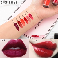 Pumpkin dì đỏ gạch cam đỏ giữ ẩm lâu bền không thấm nước son bóng nhuộm môi son bóng 2 29 nhân dân tệ 	son bóng sephora	