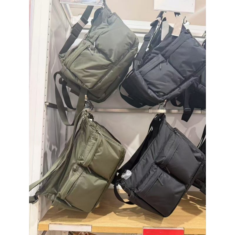 Fitting Room Japanese Style Unisex Casual Shoulder Bag Crossbody Bag Water-Resistant Backpack Messenger Bag 476764/479577