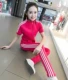 Mùa xuân và mùa hè mới thời trang đồ thể thao ngắn tay cỡ lớn Phiên bản Hàn Quốc của bộ đồ thể dục chạy bộ thể thao và bộ đồ giải trí nữ triều quần tất lưới