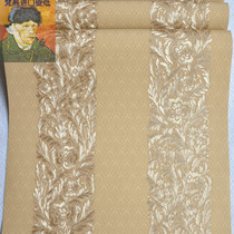 American Import Tailstock Non-woven Fabric Wallpaper American Countryside Stripe Embossed embossed book room full of special price wall paper