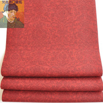 United States imported tail goods pure paper wallpaper American country retro burgundy floral living room background wall special clearance