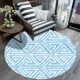 ins tối giản hiện đại phòng khách bàn cà phê thảm phòng ngủ giỏ giường Bắc Âu IKEA nghiên cứu ghế máy tính đệm tròn - Thảm thảm lót phòng ngủ