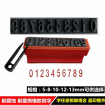 Custom Gipson Character Grain Generic File Digital Batch Number Batch Validity Seal Change Code Combination Date Seal