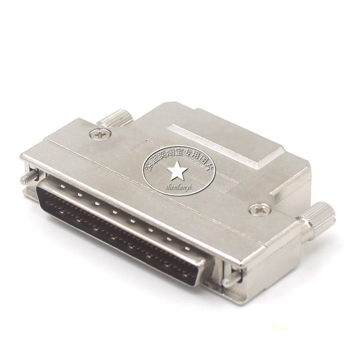 MD68M-AS SCSI Connector Iron Shell Screw HPDB68 Core Welded Cable Plug