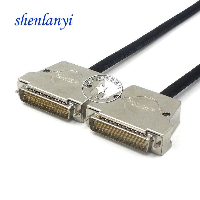 HDB50 three-row 50 for needle connecting thread DB50 core data line public to iron shell full copper double screen blind