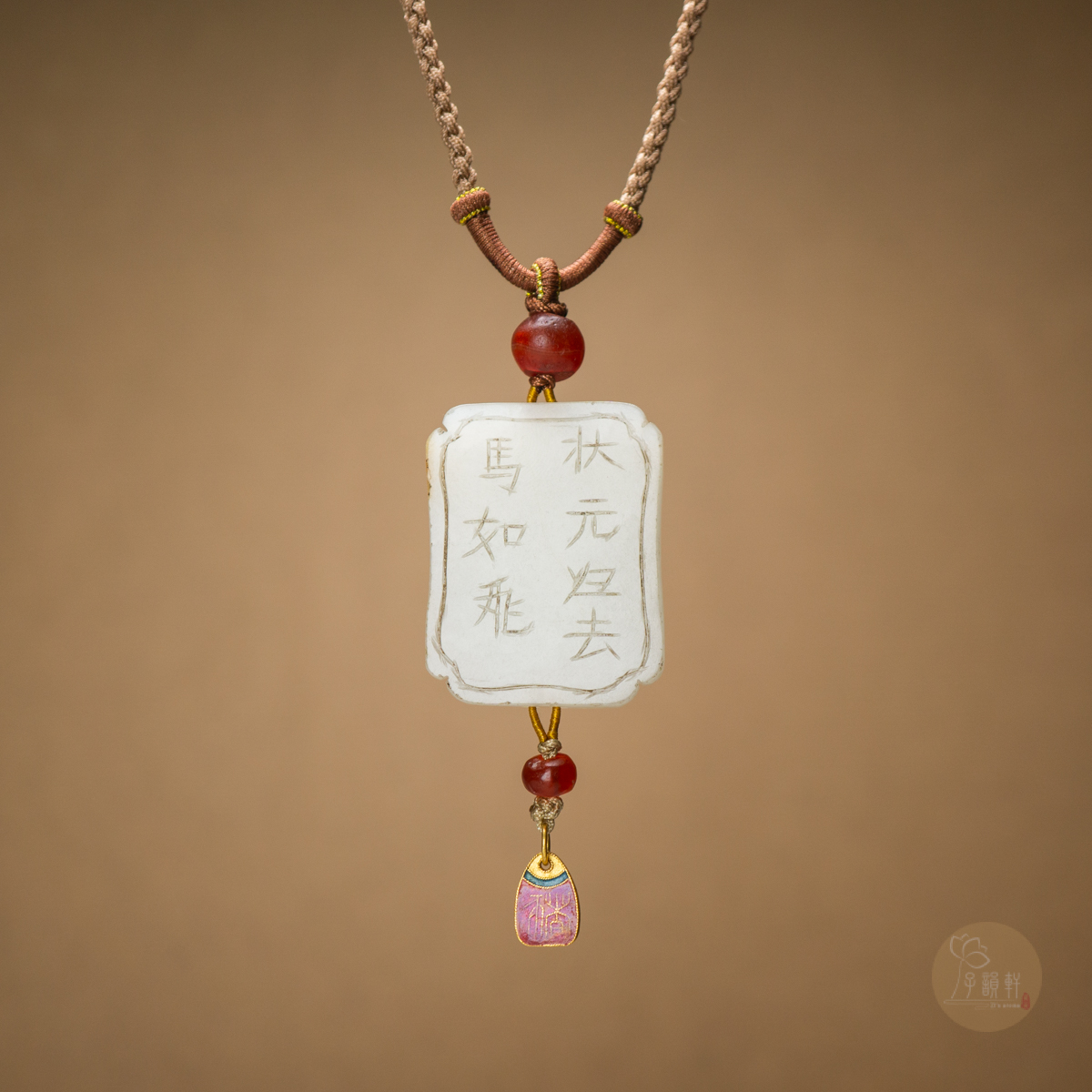 和田白玉 清時代 髮饰 天然石 白玉 天然和田玉青白玉发冠发束头饰帽冠手工发簪汉服配饰发饰发箍玉冠