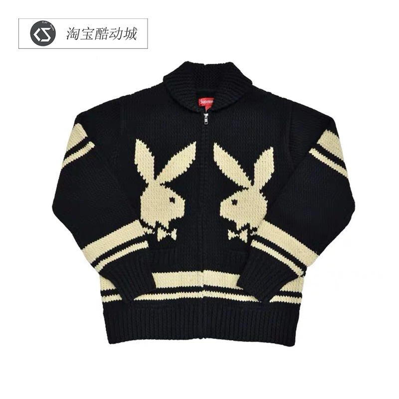 Áo len cổ lọ tối giản 17FW Playboy Shawl - Áo len thể thao / dòng may