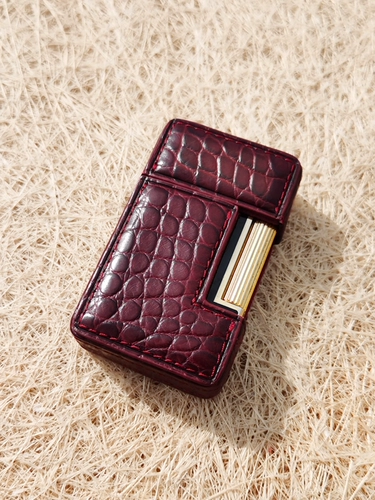 私域 Креативная зажигалка, защитный чехол, из натуральной кожи, L2