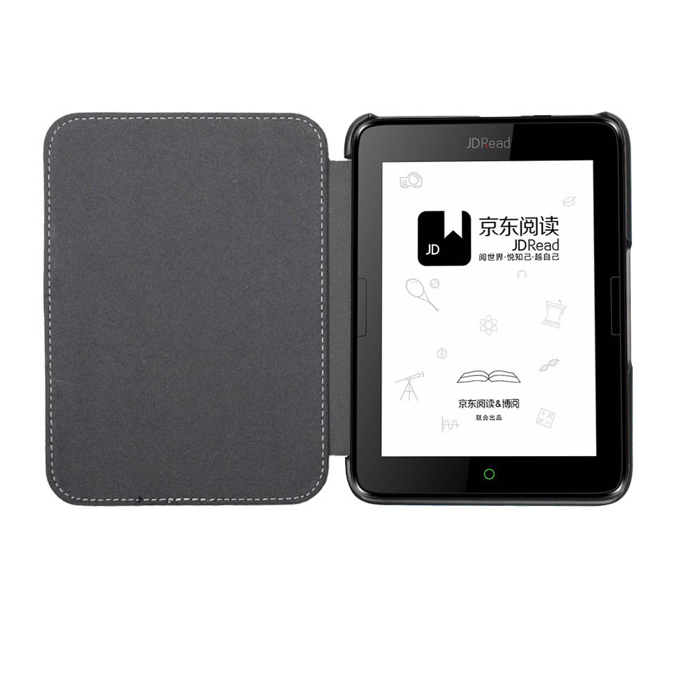 JDRead T63 T63 eBook da bảo vệ tay áo Jingdong Boyue T63 vải kết cấu tối từ vỏ hấp dẫn - Phụ kiện sách điện tử ốp lưng ipad pro 12.9