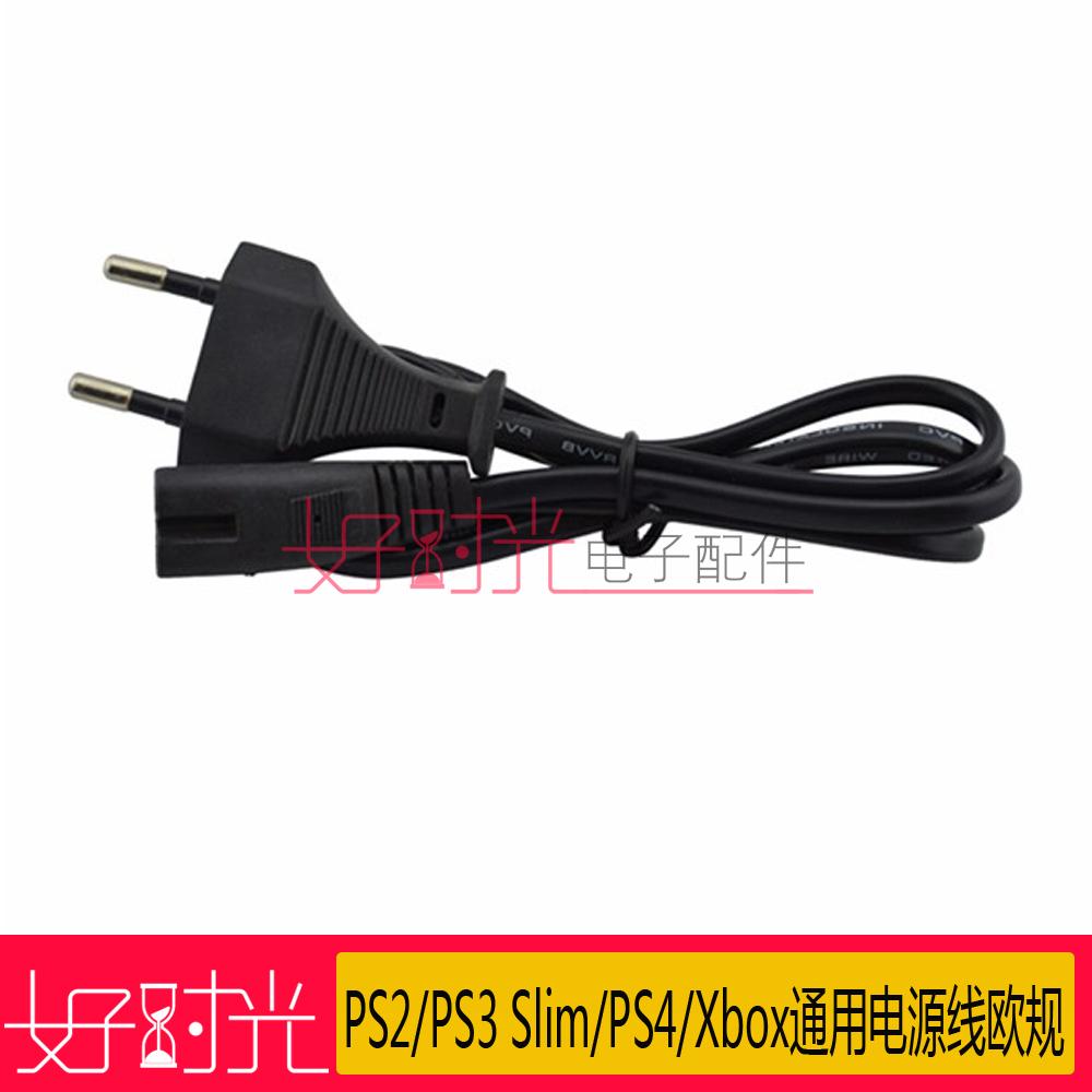 PS2 PS3 Slim PS4 Xbox Universal Power Cord 8 Suffix Promise European Standard 1 5m