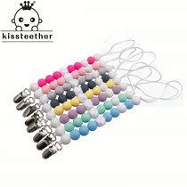 Silicone pacifier chain baby products baby tooth gum anti-drop chain bite music chewing tooth gum