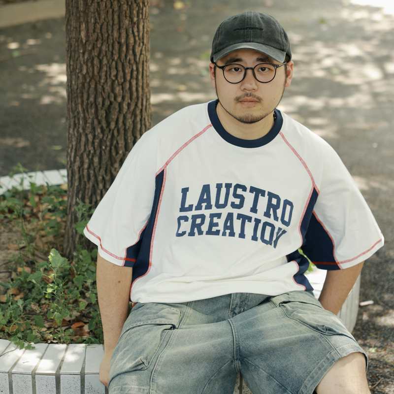 Laustro2026 Summer Hasselblad Line Exposed Seam Silhouette Quick-Drying Plus-Size Breathable Fabric Short-Sleeve T-Shirt for Big and Tall Men Laustro2026 Summer Hasselblad Line Exposed Seam Silhouette Quick-Drying Plus-Size Breathable Fabric Short-Sleeve T-Shirt for Big and Tall Men