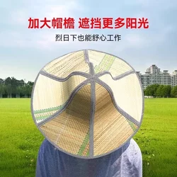 밀짚 모자 농장 작업 모자 낚시 모자 큰 뇌하수 열 단열 이민 노동자 태양 모자 농업 방지 태양 보호 밀짚 모자