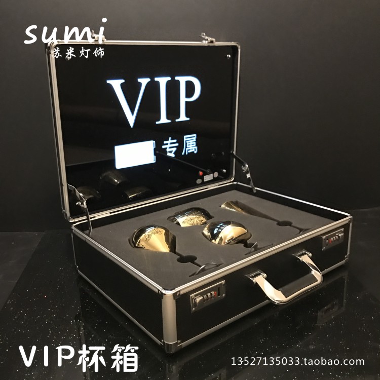 Quầy bar riêng rượu tùy chỉnh ly mật khẩu hộp VIP ly độc quyền với hộp rượu cocktail KTV Bộ rượu vang VIP - Rượu vang giá treo ly rượu vang để bàn