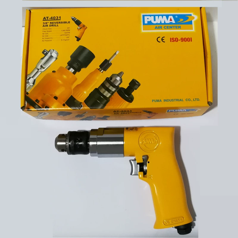 công cụ khí nén puma khổng lồ AT-4031 máy khoan không khí tích cực và tiêu cực máy khoan súng lục 3/8 máy khoan không khí máy khoan không khí - Công cụ điện khí nén