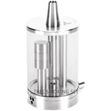 Маленький портативный арабский прозрачный кальян из нержавеющей стали, полный комплект