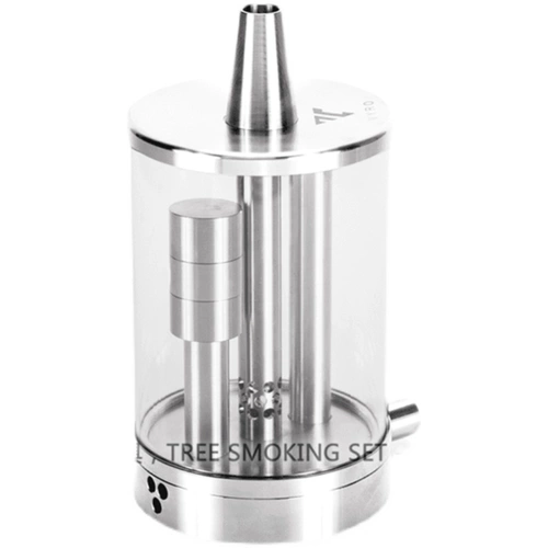 Маленький портативный арабский прозрачный кальян из нержавеющей стали, полный комплект