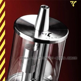 Маленький портативный арабский прозрачный кальян из нержавеющей стали, полный комплект