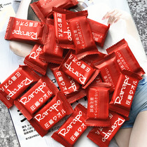 Japan Rarapo candy net Red compressed towel Travel portable face towel thickened(reusable)