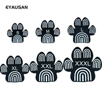 Отпечаток пальцев черный и серый [набор из четырех наклеек]