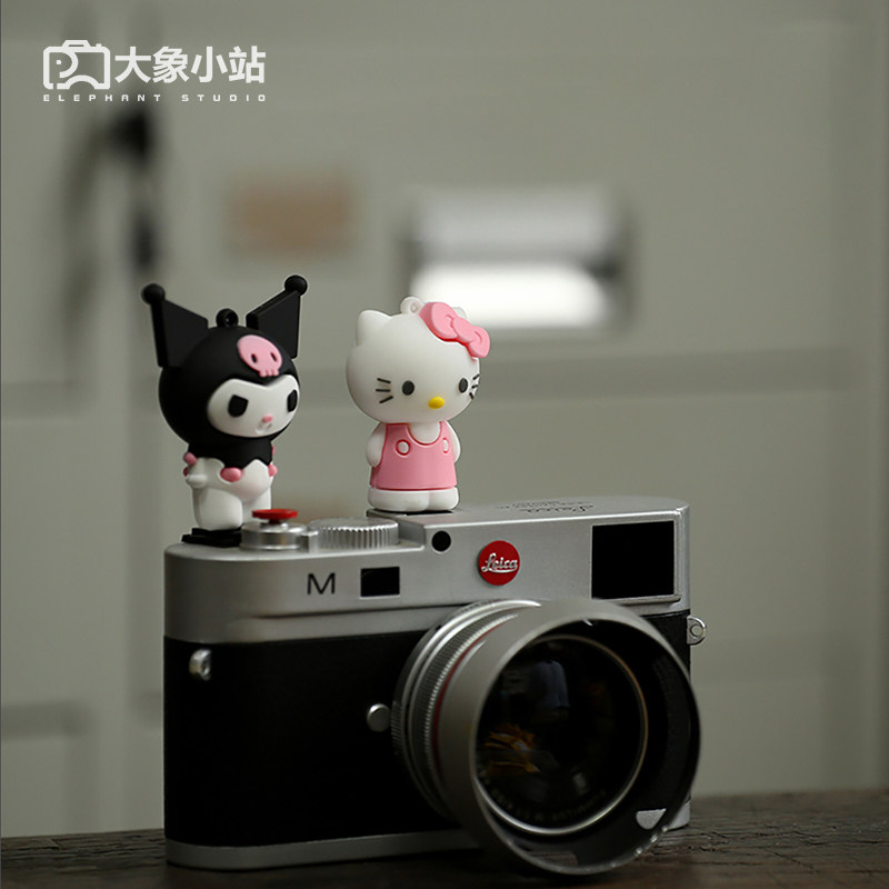 (Elephant Small Station) Hot Boots Protection Cover Creativity Hello Dike Cat Cartoon Camera Sony Canon Fit