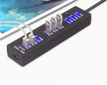 USBHUB 10-Port splitter HUB with switch HUB computer splitter USB USB USB extension HUB