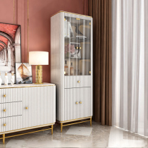 Light luxury modern high wine cabinet overall wall small living room TV cabinet household decoration dining side cabinet