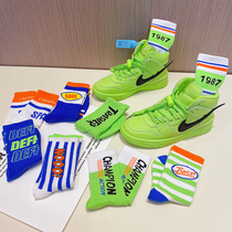 4 Pairs Little Curvy Boys Clothing 2022 New Kids Pure Cotton Socks Baby Kids Casual Socks Tall Socks