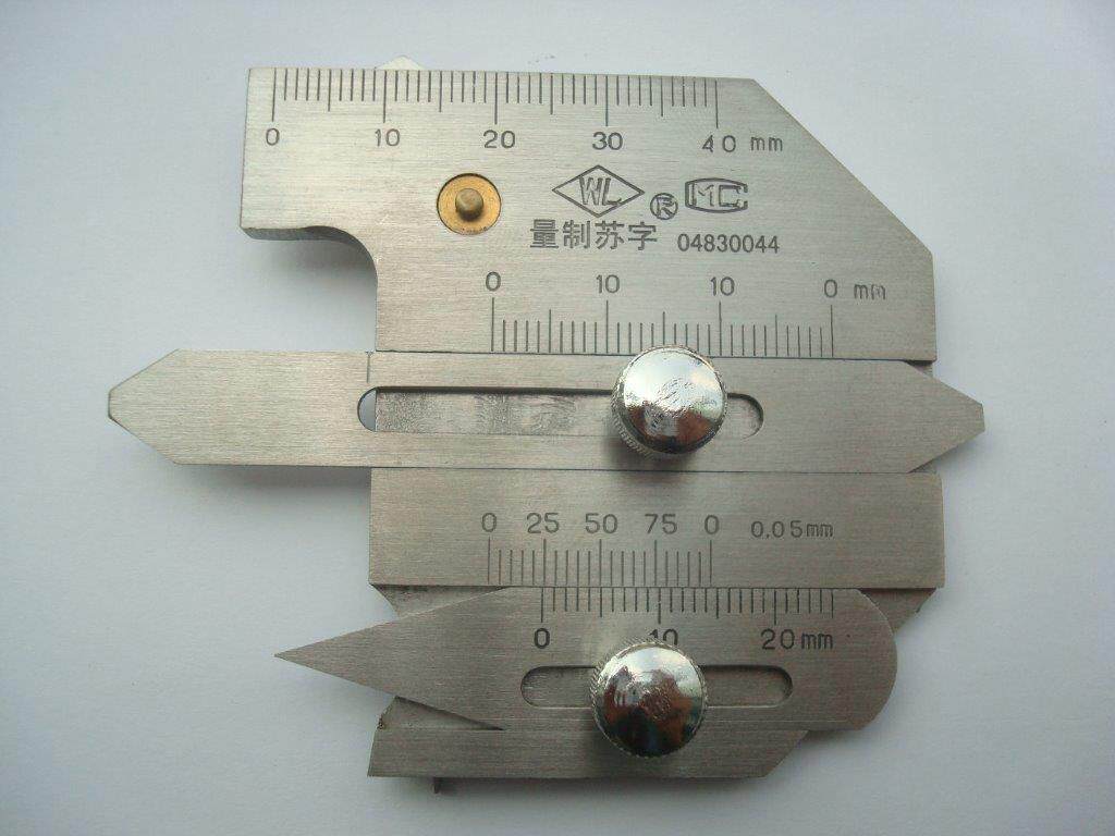 Warwork HJC45 Welding inspection ruler precision welt weld gauge welt weld measuring scale welding measuring scale