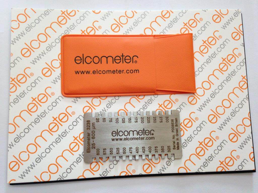 elcometer3238 long side wet film comb 3238M201 2 3 stainless steel wet film thickness gauge wet film