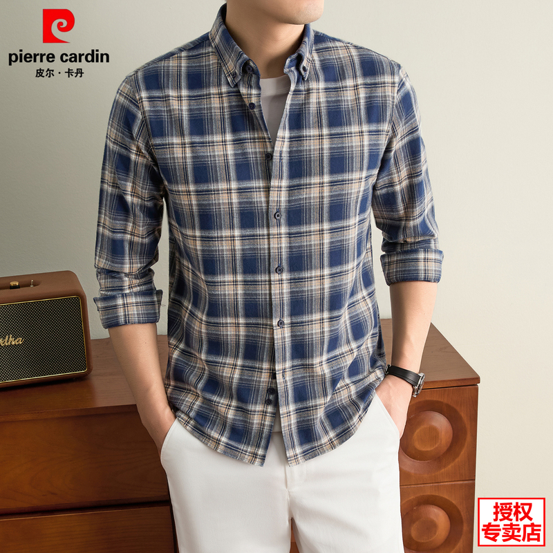 Authentic Plaid Shirt for Men, Long-Sleeved, 2026 Autumn Business Casual Versatile Skin-Friendly Breathable Pure Cotton Non-Iron Shirt Authentic Plaid Shirt for Men, Long-Sleeved, 2026 Autumn Business Casual Versatile Skin-Friendly Breathable Pure Cotton Non-Iron Shirt