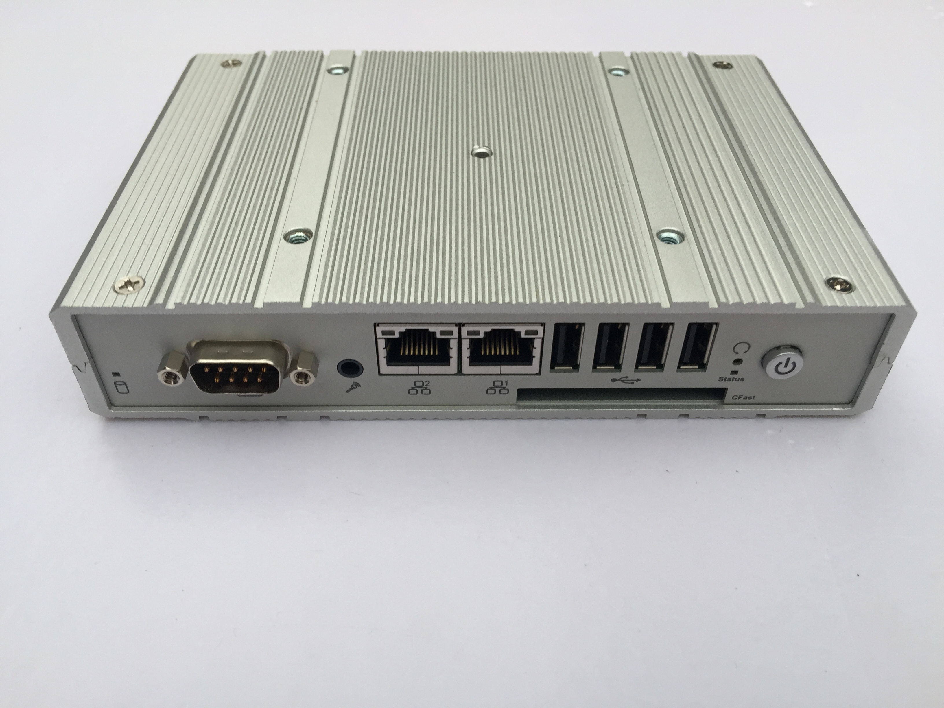 Taiwan DFI EC800 Ling move D2550 Embedded no wind fan industrial control computer onboard 2G memory dual network port