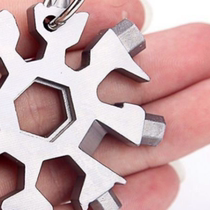 Multifunctional snowflake wrench household tool portable small bottle opener octagonal alloy universal screwdriver