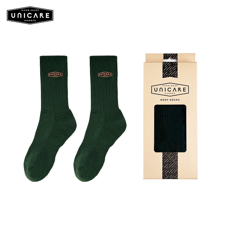 UNICARE outdoor sports cotton socks men and women professional rain boots stockings fitness training marathon running socks