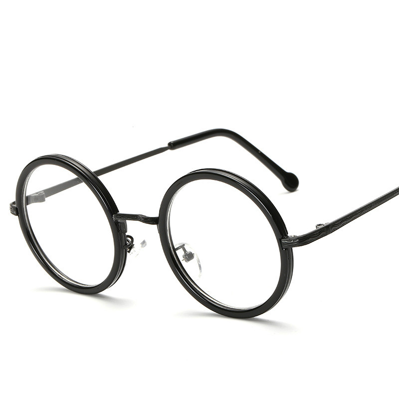 Round Retro Flat Light Ins Metal Eyeframes Stars With the same Eye frames Frame Harry Potter with near-view eye mirror