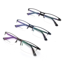 Men with myopia glasses have degrees of ultra-light commercial glasses frame half frame comfortable with glasses finished eyeglasses myopia mirror male