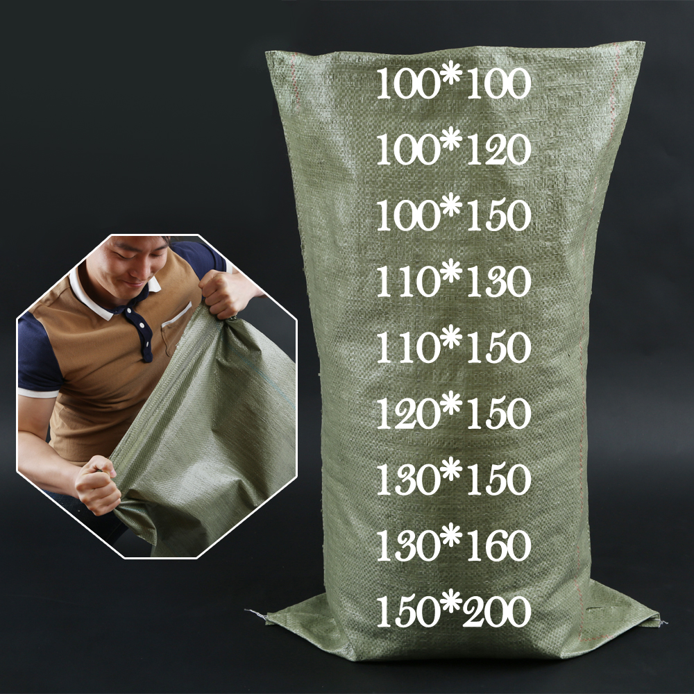 Grey Green Woven Bag Ultra Large Number Snake Leather Bag Express Bag Packed Bag Set Bag Logistics Hemp Bag Wholesale