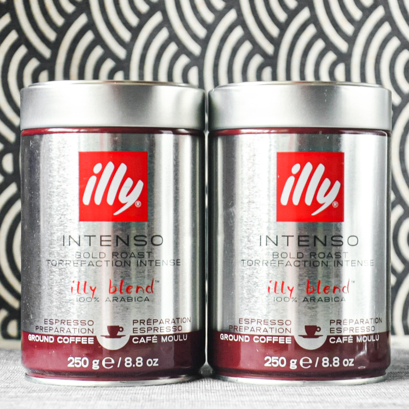 Illy Deep Roasted Coffee Powder Italian Coffee Imported from Italy 250g*2 Cans Arabica Illy Deep Roasted Coffee Powder Italian Coffee Imported from Italy 250g*2 Cans Arabica