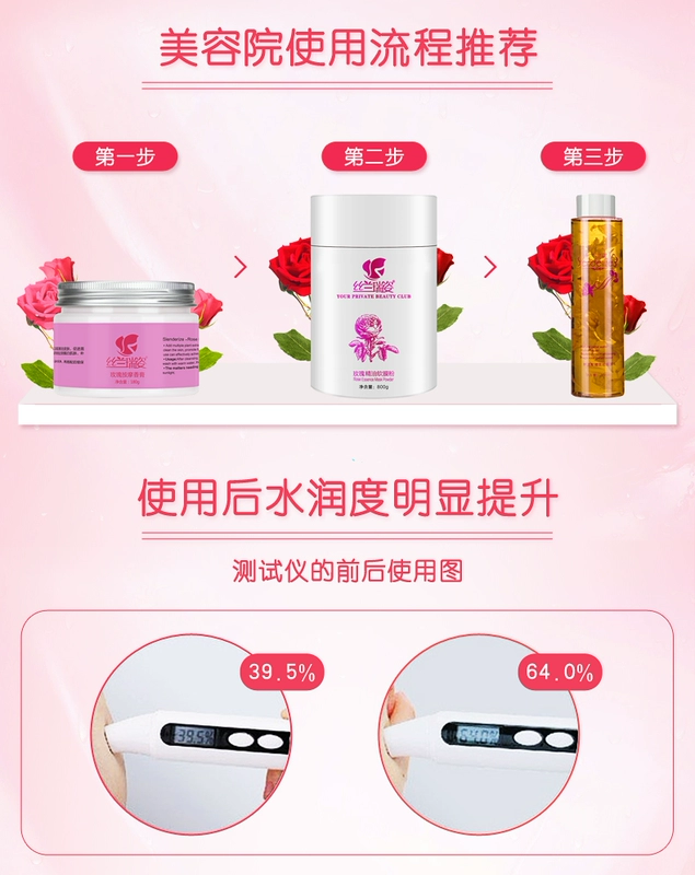 Yulan Ruizi Rose Mặt Làm Sạch Lỗ Chân Lông Massage Kem Facial Body Giữ Ẩm Kem Massage Vẻ Đẹp sáp tẩy trang the face shop