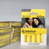 Германия импортировала ohropax желтая звуковая изоляция наушники, шум, шум, противника, шумный артефакт ссоры.